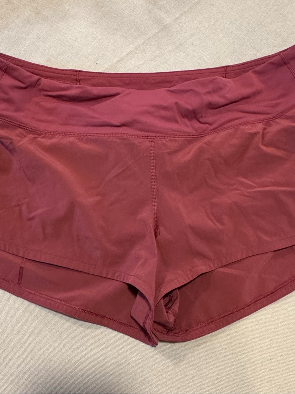 lululemon athletica Women's Athletic Shorts in Rust